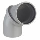 Отвод Pro Aqua Comfort d110 мм пластиковый поворотный для внутренней канализации (1011087T)