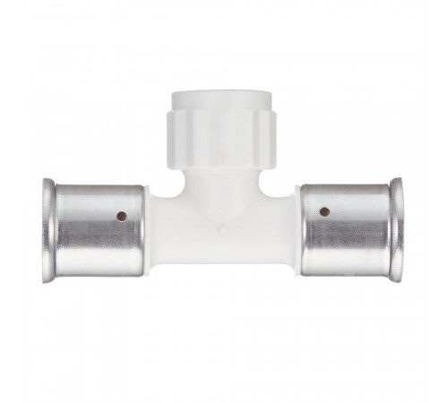 Тройник Henco (13PKW-260426) 26(пресс) х 1/2 ВР(г) х 26(пресс) белый PVDF Тройник Henco (13PKW-260426) 26(пресс) х 1/2 ВР(г) х 26(пресс) белый PVDF
