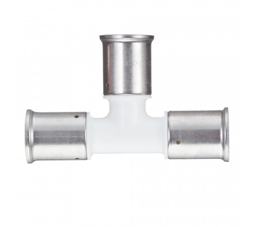 Тройник Henco (9PKW-323232) 32(пресс) х 32(пресс) х 32(пресс) белый PVDF Тройник Henco (9PKW-323232) 32(пресс) х 32(пресс) х 32(пресс) белый PVDF