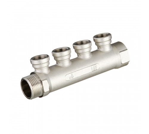 Коллектор Valtec 1 ВР(г) х 4 выхода 1/2 ВР(г) х 1 НР(ш) (VTc.550.N.0604) Коллектор Valtec 1 ВР(г) х 4 выхода 1/2 ВР(г) х 1 НР(ш) (VTc.550.N.0604)