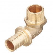 Угол Stout 25 мм х 3/4 НР(ш) латунный (SFA-0005-002534)