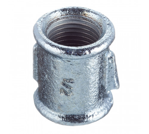 Муфта прямая Gebo Platinum (270-4V) 1/2 ВР(г) х 1/2 ВР(г) чугунная оцинкованная Муфта прямая Gebo Platinum (270-4V) 1/2 ВР(г) х 1/2 ВР(г) чугунная оцинкованная