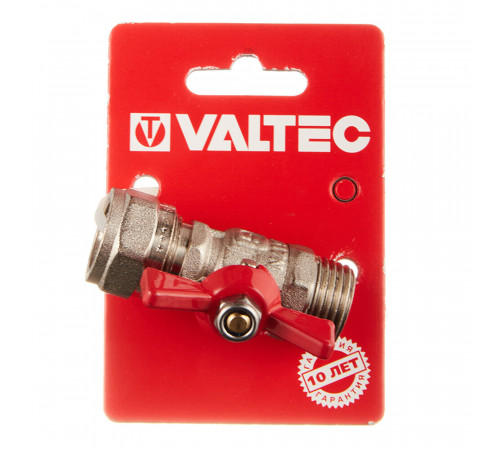 Кран шаровой латунный Valtec 16 обж(ц) х 1/2 НР(ш) для металлопластиковых труб бабочка прямой (VT.341.N.1604) Кран шаровой латунный Valtec 16 обж(ц) х 1/2 НР(ш) для металлопластиковых труб бабочка прямой (VT.341.N.1604)