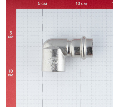 Угол VALTEC (VTi.952.I.002205) 90° 22 мм х 3/4 ВР нержавеющая сталь Угол VALTEC (VTi.952.I.002205) 90° 22 мм х 3/4 ВР нержавеющая сталь