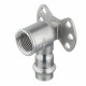 Водорозетка Valtec (VTi.954.I.001504) 15 мм х 1/2 ВР(г) нержавеющая сталь