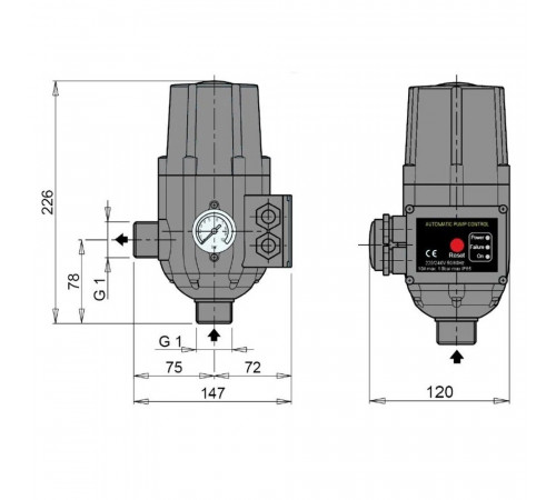 Блок автоматики для насоса Pumpman (TPC-13A) Блок автоматики для насоса Pumpman (TPC-13A)
