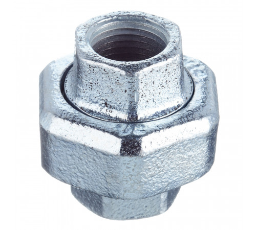 Муфта разъемная Gebo Platinum (330-4V) 1/2 ВР(г) х 1/2 ВР(г) с накидной гайкой чугунная оцинкованная Муфта разъемная Gebo Platinum (330-4V) 1/2 ВР(г) х 1/2 ВР(г) с накидной гайкой чугунная оцинкованная