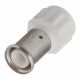 Муфта Henco (18PKW-2004) 20(пресс) х 1/2 ВР(г) PVDF белая