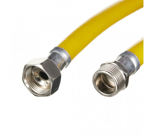 Шланг для газа ПВХ армированный Elka 3/4 НР(ш) х 3/4 ВР(г) 80 см желтый