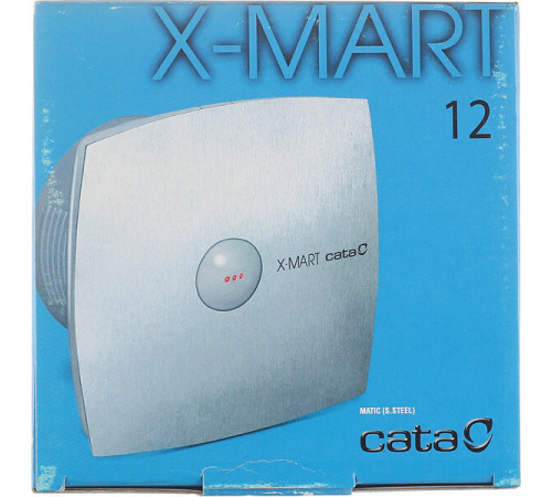 Вентилятор осевой Cata X-Mart 12 170х170 мм d120 мм серебро Вентилятор осевой Cata X-Mart 12 170х170 мм d120 мм серебро