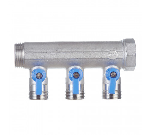 Коллектор Henco 1 ВР(г) х 3 выхода 3/4 НР(ш) ЕК х 1 НР(ш) с шаровыми кранами (VB060503-BLAUW) Коллектор Henco 1 ВР(г) х 3 выхода 3/4 НР(ш) ЕК х 1 НР(ш) с шаровыми кранами (VB060503-BLAUW)