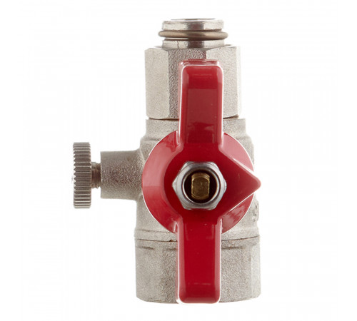 Кран шаровой латунный Valtec 1/2 ВР(г) х 3/8 ВР(г) для подключения манометра проходной бабочка прямой (VT.807.N.0403) Кран шаровой латунный Valtec 1/2 ВР(г) х 3/8 ВР(г) для подключения манометра проходной бабочка прямой (VT.807.N.0403)