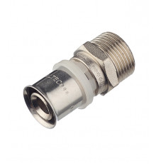 Соединитель прямой VALTEC (VTm.201.N.002005) 20(пресс) х 3/4 НР(ш)