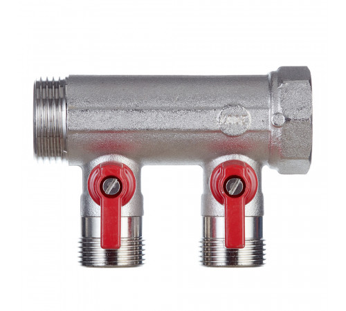 Коллектор Henco 1 ВР(г) х 2 выхода 3/4 НР(ш) ЕК х 1 НР(ш) с шаровыми кранами (VB060502-ROOD) Коллектор Henco 1 ВР(г) х 2 выхода 3/4 НР(ш) ЕК х 1 НР(ш) с шаровыми кранами (VB060502-ROOD)