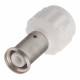 Муфта Henco (18PKW-1604) 16(пресс) х 1/2 ВР(г) PVDF белая
