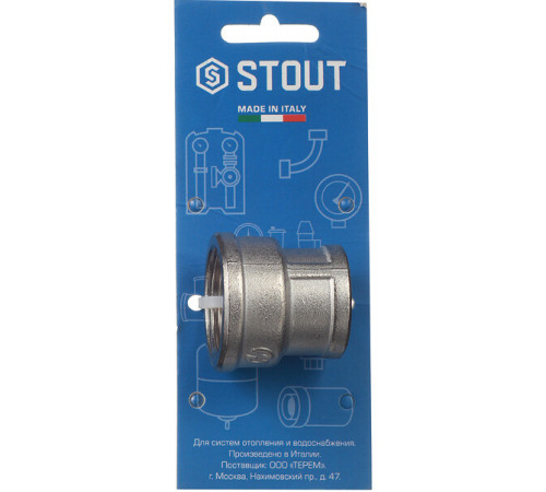 Муфта переходная Stout 1 ВР(г) х 3/4 ВР(г) латунная (SFT-0006-000134) Муфта переходная Stout 1 ВР(г) х 3/4 ВР(г) латунная (SFT-0006-000134)