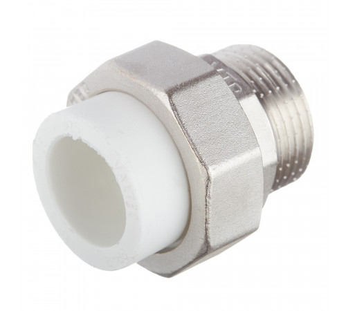 Муфта полипропиленовая Valtec разъемная (американка) 25 мм х 1 НР(ш) (VTp.761.0.02506) Муфта полипропиленовая Valtec разъемная (американка) 25 мм х 1 НР(ш) (VTp.761.0.02506)