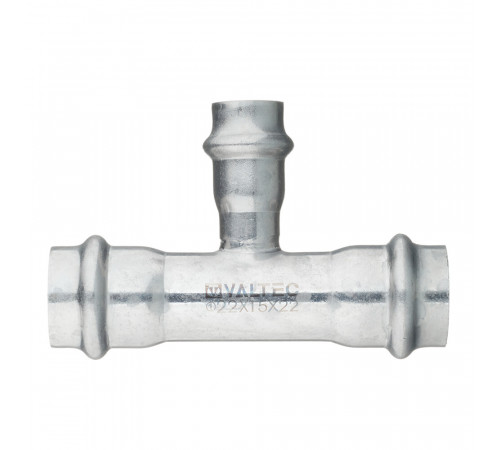 Тройник Valtec (VTi.931.I.221522) 22 х 15 х 22 мм нержавеющая сталь Тройник Valtec (VTi.931.I.221522) 22 х 15 х 22 мм нержавеющая сталь