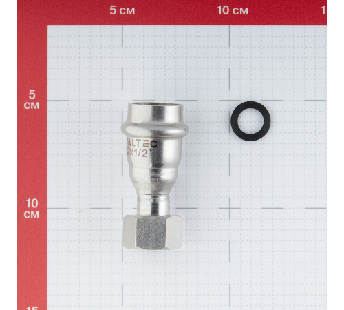Соединитель VALTEC (VTi.908.I.002204) 22 мм х 1/2 ВР(г) нержавеющая сталь с накидной гайкой Соединитель VALTEC (VTi.908.I.002204) 22 мм х 1/2 ВР(г) нержавеющая сталь с накидной гайкой