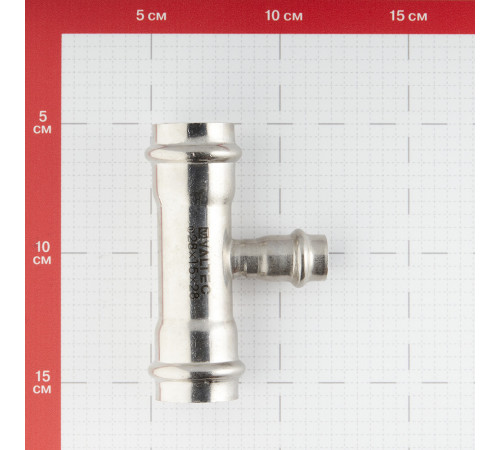 Тройник Valtec (VTi.931.I.281528) 28 х 15 х 28 мм нержавеющая сталь Тройник Valtec (VTi.931.I.281528) 28 х 15 х 28 мм нержавеющая сталь