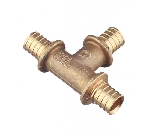 Тройник Stout 16 х 16 х 16 мм латунный (SFA-0013-000016) Тройник Stout 16 х 16 х 16 мм латунный (SFA-0013-000016)
