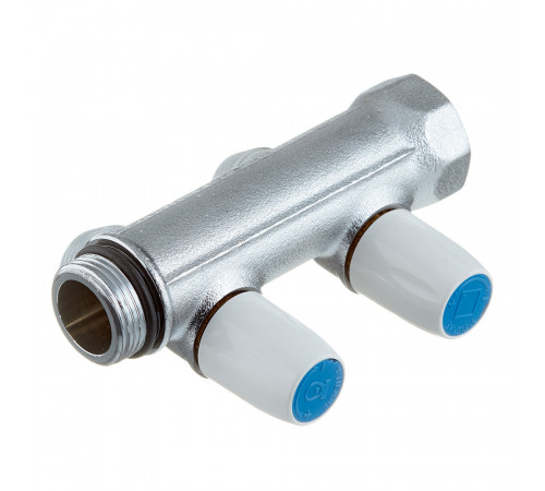 Коллектор Tiemme 3/4 ВР(г) х 2 выхода 3/4 НР(ш) ЕК х 3/4 НР(ш) регулируемый (1860026/1877K50050502) Коллектор Tiemme 3/4 ВР(г) х 2 выхода 3/4 НР(ш) ЕК х 3/4 НР(ш) регулируемый (1860026/1877K50050502)