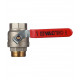 Кран шаровой латунный Valtec Base 1 1/2 ВР(г) х 1 1/2 НР(ш) ручка прямой (VT.215.N.08)