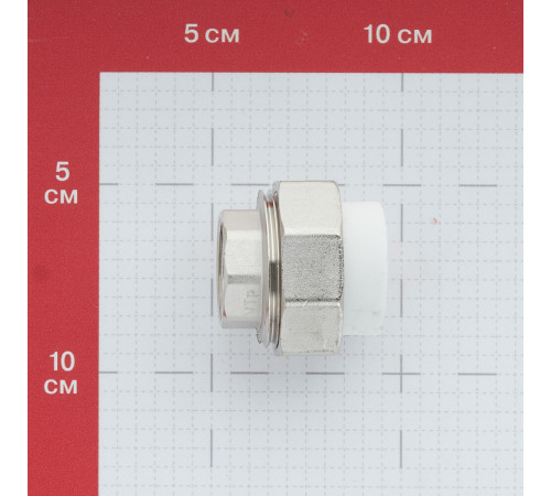Муфта полипропиленовая Valtec разъемная (американка) 25 мм х 3/4 ВР(г) (VTp.762.0.02505) Муфта полипропиленовая Valtec разъемная (американка) 25 мм х 3/4 ВР(г) (VTp.762.0.02505)