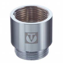 Удлинитель Valtec 30 мм х 1 ВР(г) х 1 НР(ш) хром латунный (VTr.198.C.0630)
