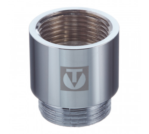Удлинитель Valtec 30 мм х 1 ВР(г) х 1 НР(ш) хром латунный (VTr.198.C.0630)