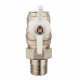 Кран шаровой латунный Valtec Base 1/2 ВР(г) х 1/2 НР(ш) бабочка с полусгоном угловой (VT.228.NW.04)