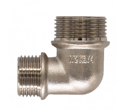 Угол переходной CTM 3/4 НР(ш) х 1/2 НР(ш) латунный Угол переходной CTM 3/4 НР(ш) х 1/2 НР(ш) латунный