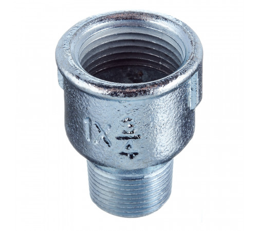 Муфта переходная Gebo Platinum (246-26V) 1 ВР(г) х 3/4 НР(ш) чугунная оцинкованная Муфта переходная Gebo Platinum (246-26V) 1 ВР(г) х 3/4 НР(ш) чугунная оцинкованная