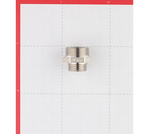 Ниппель переходной Valtec 3/4 НР(ш) х 1/2 НР(ш) латунный (VTr.580.N.0504) Ниппель переходной Valtec 3/4 НР(ш) х 1/2 НР(ш) латунный (VTr.580.N.0504)