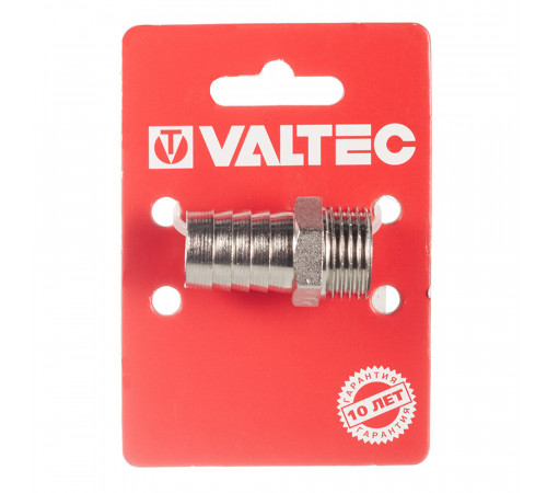 Штуцер Valtec для присоединения шланга 1/2 НР(ш) х 18 мм латунный (VTr.650.N.0418) Штуцер Valtec для присоединения шланга 1/2 НР(ш) х 18 мм латунный (VTr.650.N.0418)