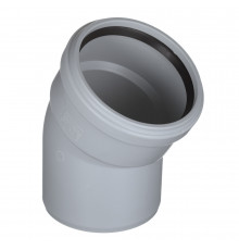 Отвод Pro Aqua Stilte Plus d110 мм 30° пластиковый шумопоглощающий для внутренней канализации