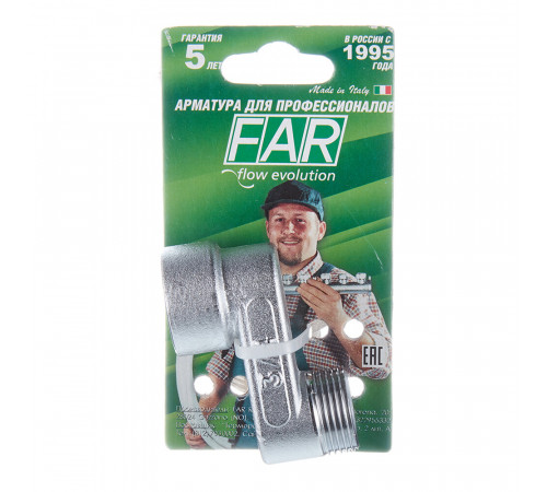 Эксцентрик Far 3/4 ВР(г) х 3/4 НР(ш) х 40 мм латунный (FC 5560 434) Эксцентрик Far 3/4 ВР(г) х 3/4 НР(ш) х 40 мм латунный (FC 5560 434)