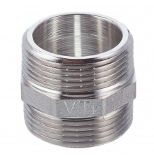 Ниппель Valtec 1 1/4 НР(ш) х 1 1/4 НР(ш) латунный (VTr.582.N.0007)