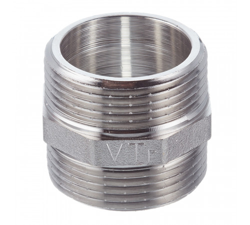 Ниппель Valtec 1 1/4 НР(ш) х 1 1/4 НР(ш) латунный (VTr.582.N.0007) Ниппель Valtec 1 1/4 НР(ш) х 1 1/4 НР(ш) латунный (VTr.582.N.0007)