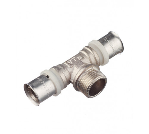 Тройник VALTEC (VTm.233.N.200520) 20(пресс) х 3/4 НР(ш) х 20(пресс) Тройник VALTEC (VTm.233.N.200520) 20(пресс) х 3/4 НР(ш) х 20(пресс)