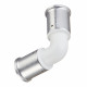 Угол Henco (1PKW-3232) 32(пресс) х 32(пресс) белый PVDF