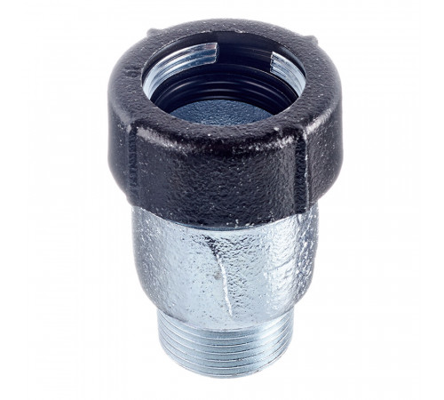 Соединитель Gebo Quick (AK1/GBAK10) 1 НР(ш) чугунный оцинкованный Соединитель Gebo Quick (AK1/GBAK10) 1 НР(ш) чугунный оцинкованный