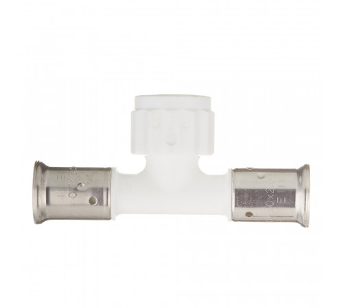 Тройник Henco (13PKW-200420) 20(пресс) х 1/2 ВР(г) х 20(пресс) PVDF белый Тройник Henco (13PKW-200420) 20(пресс) х 1/2 ВР(г) х 20(пресс) PVDF белый