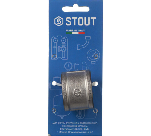 Муфта Stout 1 ВР(г) х 1 ВР(г) латунная (SFT-0006-000011) Муфта Stout 1 ВР(г) х 1 ВР(г) латунная (SFT-0006-000011)
