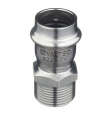 Соединитель VALTEC (VTi.901.I.002205) 22 мм х 3/4 НР(ш) нержавеющая сталь