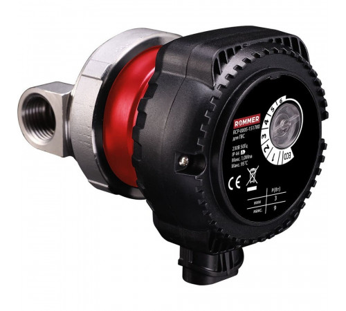 Циркуляционный насос для систем отопления Rommer Profi DN15 подъем 1,7 м 103 мм (RCP-0005-151780) Циркуляционный насос для систем отопления Rommer Profi DN15 подъем 1,7 м 103 мм (RCP-0005-151780)