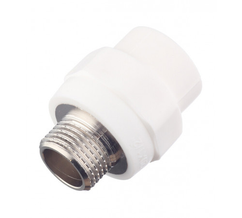 Муфта полипропиленовая Valtec 20 мм х 1/2 НР(ш) (VTp.701.0.02004)