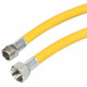 Шланг для газа ПВХ армированный Tuboflex 3/4 НР(ш) х 3/4 ВР(г) 200 см желтый