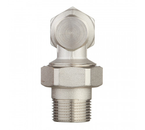 Клапан запорный угловой Tiemme 3/4 НР(ш) х 3/4 ВР(г) для радиатора (3230013 / 3236N0505EC)