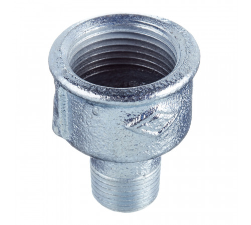 Муфта переходная Gebo Platinum (246-25V) 1 ВР(г) х 1/2 НР(ш) чугунная оцинкованная Муфта переходная Gebo Platinum (246-25V) 1 ВР(г) х 1/2 НР(ш) чугунная оцинкованная